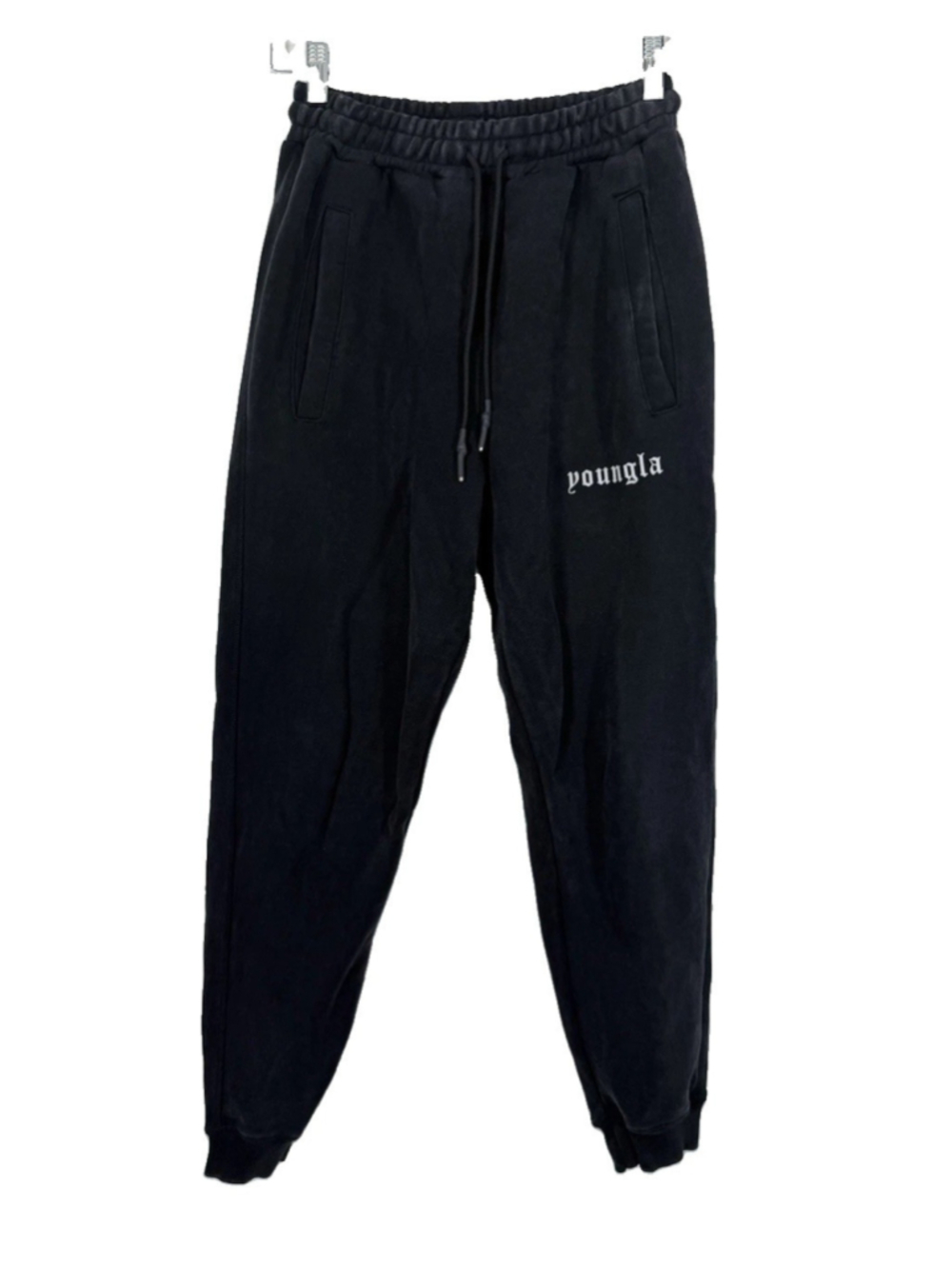 Youngla Men’s Jogger Sweatpants Men’s Small Black Athletic Sporty Fashion Gym